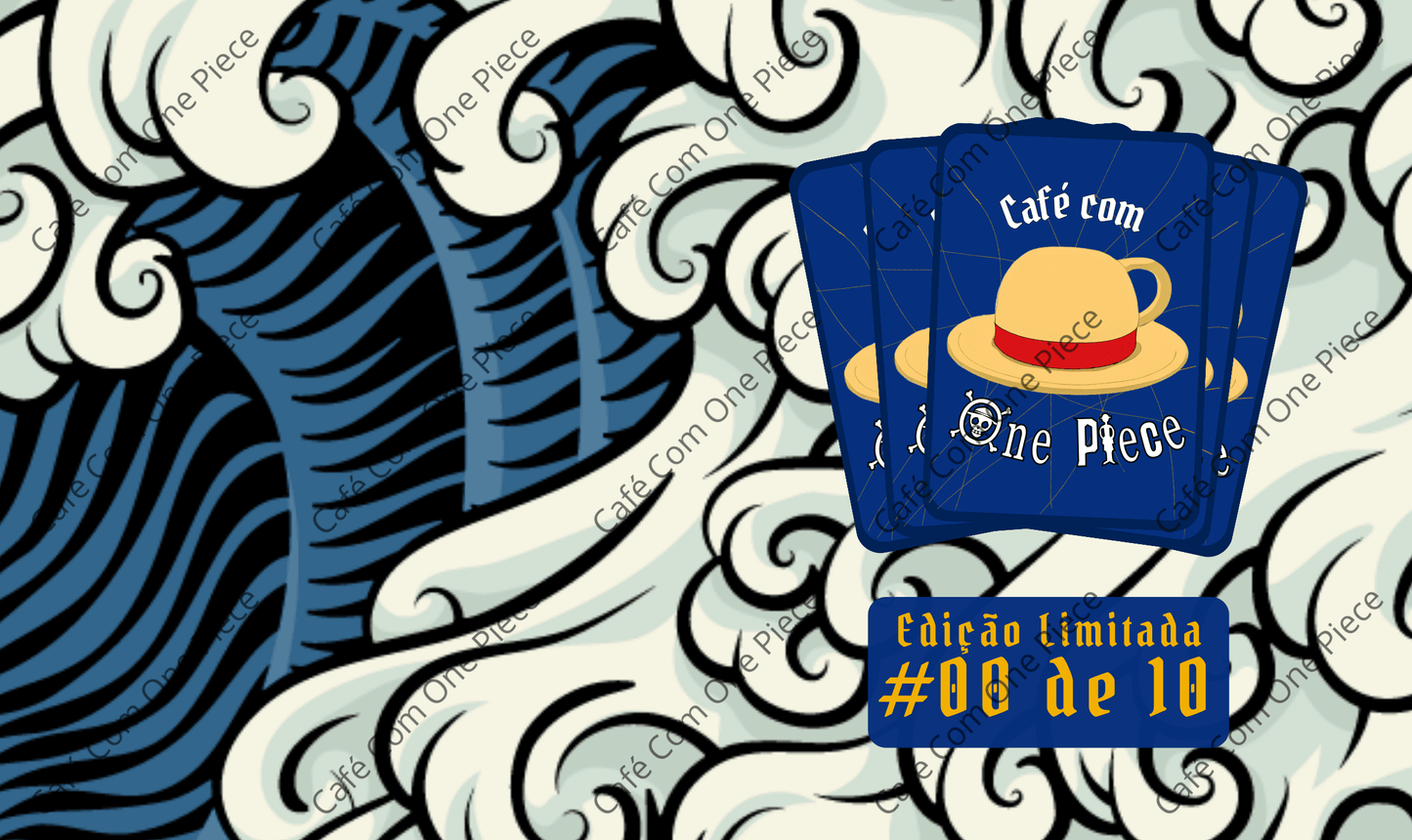 Playmat Exclusivo Café com One Piece