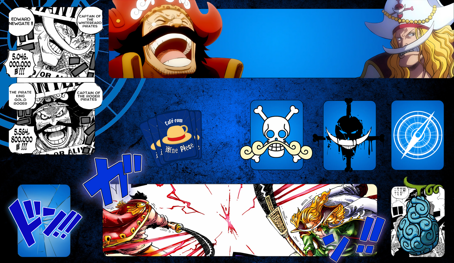 Encomenda - ⚔️ PLAYMAT EDWARD NEWGATE vs. GOL D. ROGER ⚔️