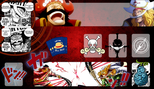 Encomenda - ⚔️ PLAYMAT EDWARD NEWGATE vs. GOL D. ROGER ⚔️