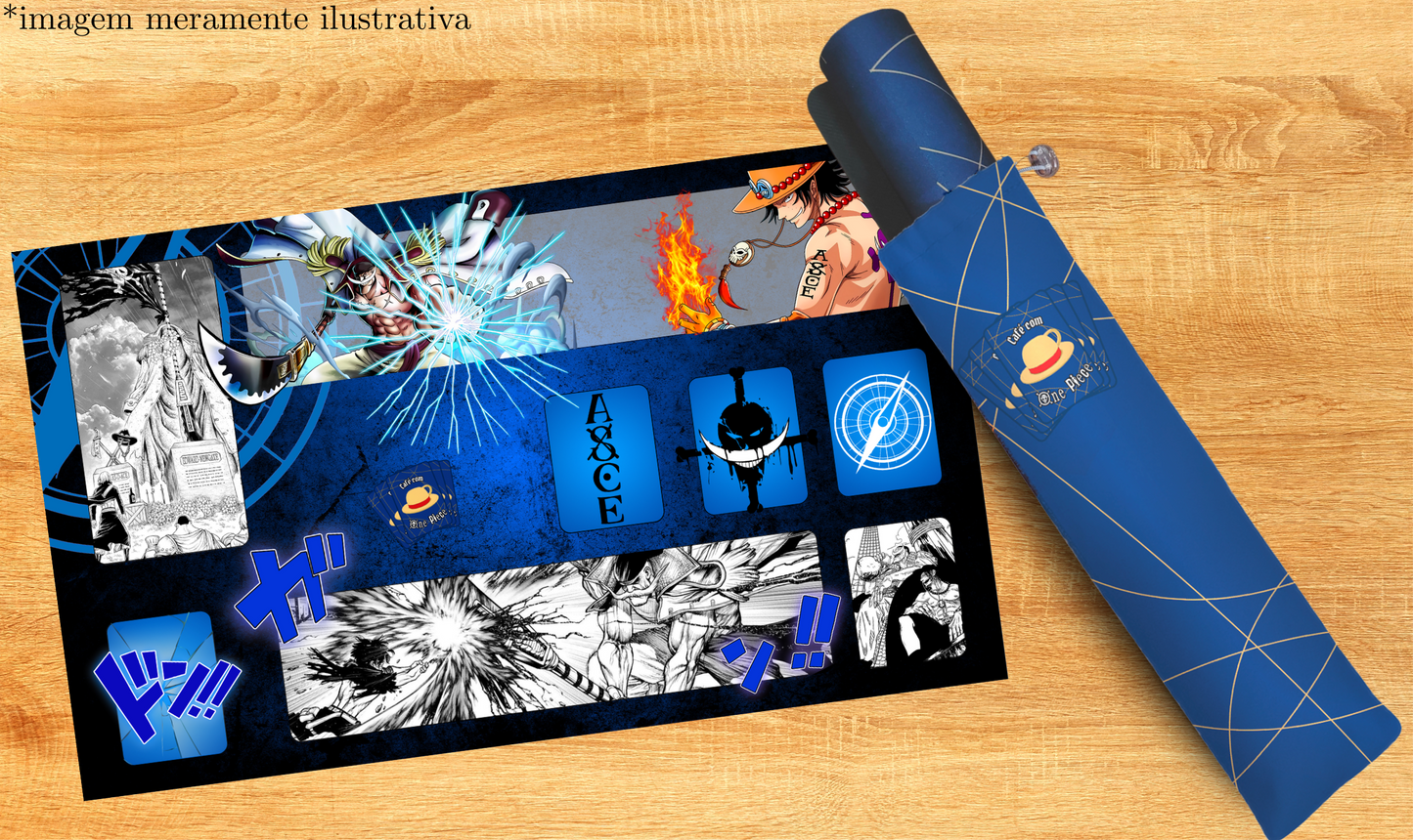 Encomenda - 🟣 PLAYMAT – EDWARD NEWGATE & PORTGAS D. ACE  🟣