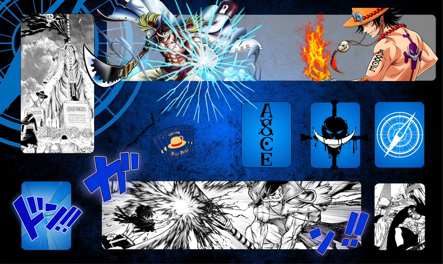 Encomenda - 🟣 PLAYMAT – EDWARD NEWGATE & PORTGAS D. ACE  🟣